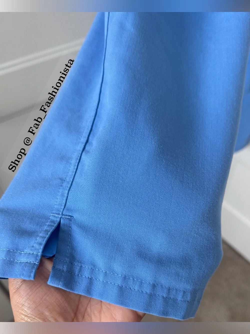 FIGS Yola High-Rise Slim Scrub Pant Ceil Blue Drawstring Scrub Pants L